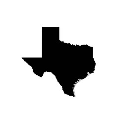 Texas Tx Usa Map