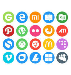 20 Social Media Icon Pack Including Video