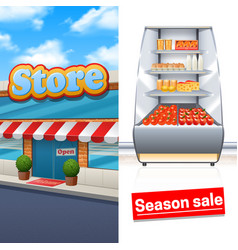 Supermarket Banner Set