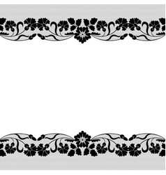 Floral lace borders Royalty Free Vector Image - VectorStock