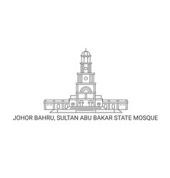 Malaysia Johor Bahru Sultan Abu Bakar State