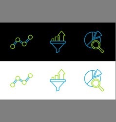 Set Line Search Data Analysis Graph Chart