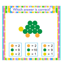 Math Activity For Kids Preschool Worksheet