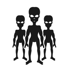 Silhouettes Aliens Or Invaders Black Object