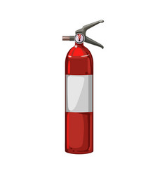 Flame Fire Extinguisher Cartoon