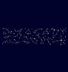 Star Constellation Border Night Sky Map Astrology