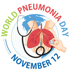 World Pneumonia Day Logo Design