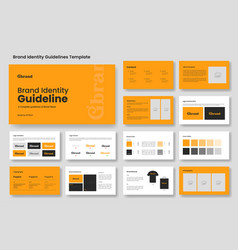 Yellow Brand Identity Guidelines Presentation