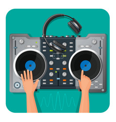 Dj set Royalty Free Vector Image - VectorStock