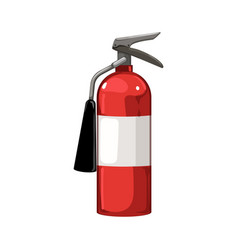 Security Fire Extinguisher Cartoon