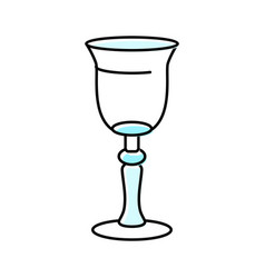 Bar Wine Glass Color Icon