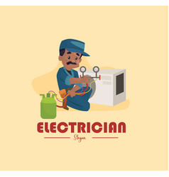 Electrician Mascot Logo