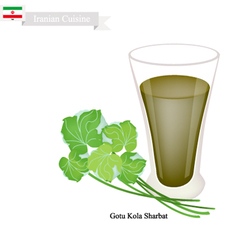 Gotu Kola Sharbat Or Iranian Kola Drink