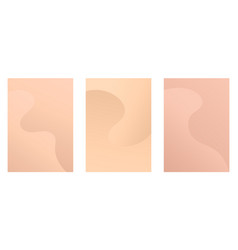 Gradient Background In Nude Color Set Of Pastel