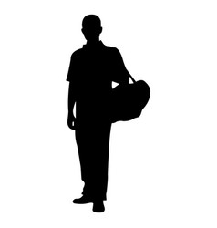 Emt Doctor Standing Silhouette