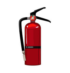 Foam Fire Extinguisher Cartoon