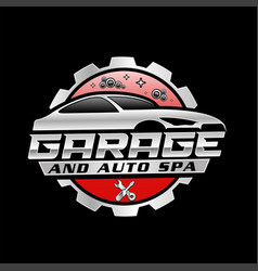 Garage Auto Detailing Logo Design Template