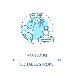 Mariculture Concept Icon