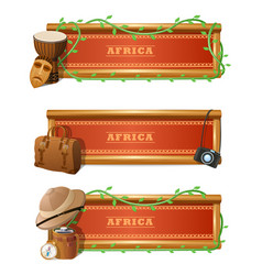 African Banner Set