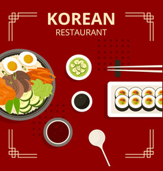 Hand Drawn Korean Restaurant Posts