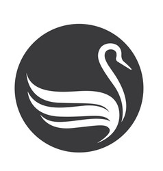 Swan Icon Template