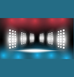 Abstract Background Red Blue Stadium Stage Hall