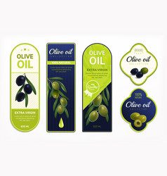 Olive Oil Labels Set