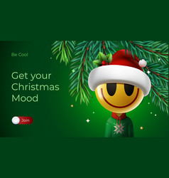 Merry Christmas Web Banner Mobile Application