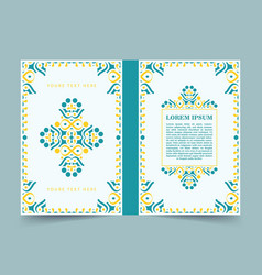 Colorful Ornamental Book Cover Design