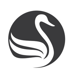 Swan Icon Template