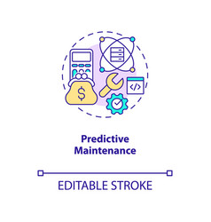 Predictive Maintenance Concept Icon