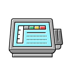 Self Service Pos Terminal Color Icon