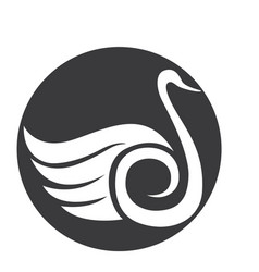 Swan Icon Template