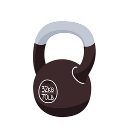 Dumbbell Kettlebell Isolated