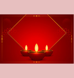 Happy Diwali Holiday Background With Image Or