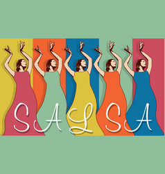 Woman Salsa Dancers