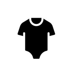 Baby Bodysuit Black Glyph Ui Icon