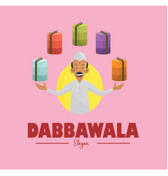 Dabbawala Mascot Logo