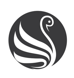 Swan Icon Template