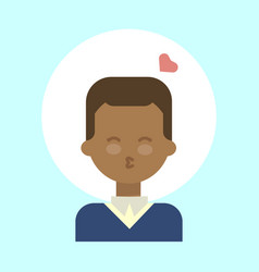 African American Male Blow Kiss Emotion Profile