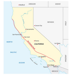 Map Californias San Andreas Fault