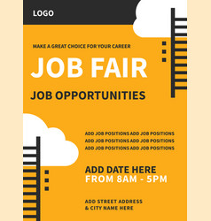 Job Fair Poster Flyer Design