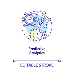 Predictive Analytics Concept Icon