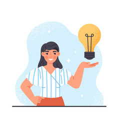 Businesswoman With Lightbulb