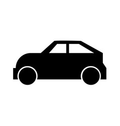 Car Black Icon On White Background