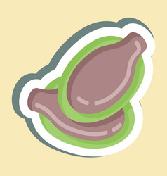 Sticker Pumpkin Seeds Suitable For Nuts Symbol