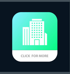 Building Office American Mobile App Button