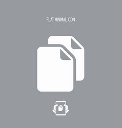 File Duplicate - Minimal Flat Icon