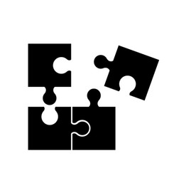 Puzzel Of Black Icons Good Game Skill