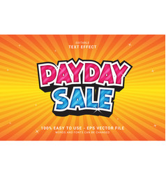 Editable Text Effect Payday Sale Style